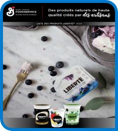 Page couverture de la liste des produits Liberté de General Mills