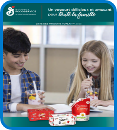 Page couverture de la liste des produits Yoplait de General Mills