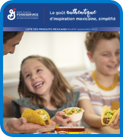 Page couverture de la liste des produits mexicains de General Mills